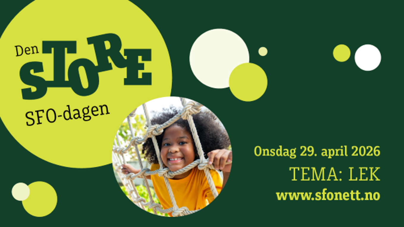 Nettsted Den store SFO- dagenplakat
